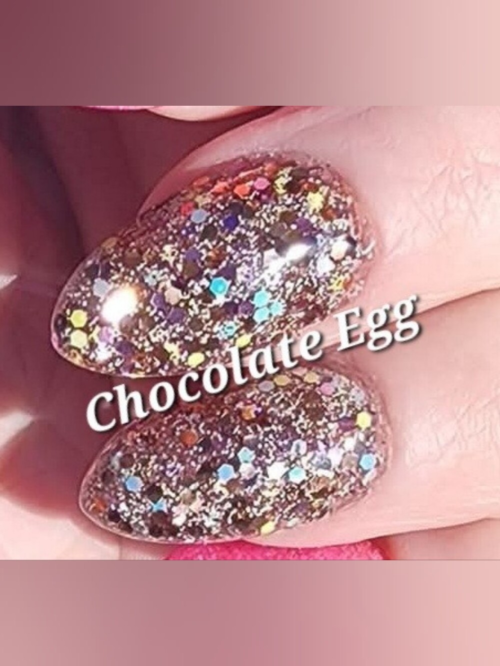 Fairy Glamor Acrylic Nail Dip In Chocolate Egg
